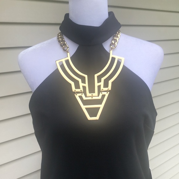 Black Halter Mini by Express - Picture 2 of 16